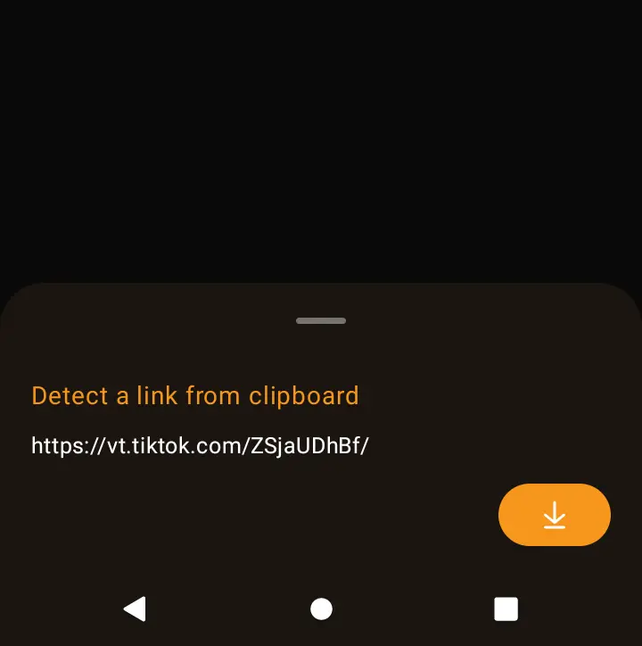 click download on clipboard popup