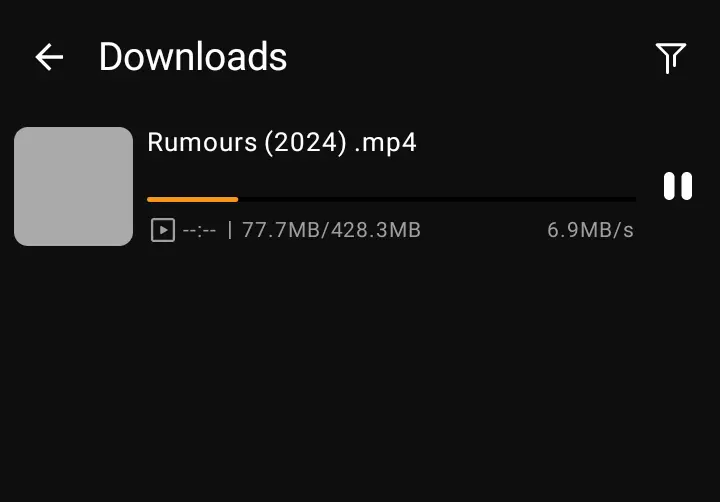 downloading movie